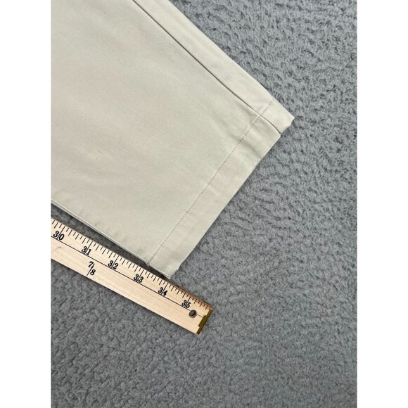 Hickey Freeman New York Mens Pants 33x34 Slim Fit Tapered Leg Ivory Performance - Picture 6 of 11